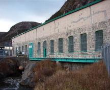 Exterior view of the Petty Harbour Hydro-Electric Generating Station, December 2005; HFNL 2005