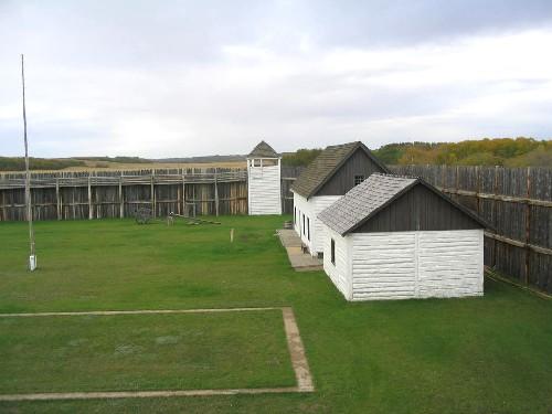 Reconstructed Buildings Inside the Palisade
