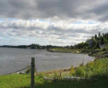 The waterfront of "The Yard" as viewed from Carson's Landing, 2004.; Village of Rexton