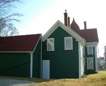 Rear elevation of Senator John Lovitt House, Yarmouth, NS, 2006.; Heritage Division, NS Dept. of Tourism, Culture and Heritage, 2006