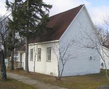 Rear Elevation of St. Alban's Anglican Church; Government of Saskatchewan, Michael Thome, 2005.