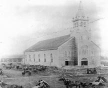 St. Jean Baptiste Church Provincial Historic Resource, Morinville (1927); Provincial Archives of Alberta, A.1927
