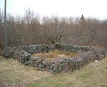 A southwest view of the Port Maitland Cattle Pound, Port Maitland, Yarmouth County, NS, 2006.; Heritage Division, NS Dept. of Tourism, Culture & Heritage, 2006