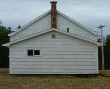 The rear elevation of the Greenville African Baptist Church, Greenville, Yarmouth County, NS, 2006.; Heritage Division, NS Dept. of Tourism, Culture & Heritage, 2006
