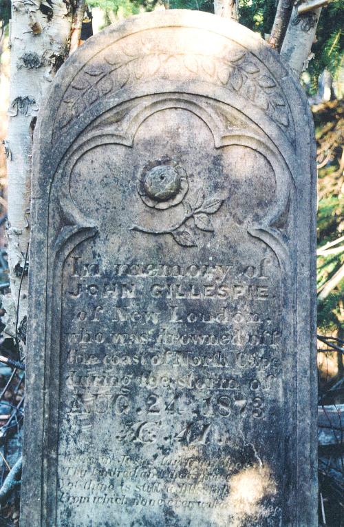 Headstone of John Gillespie