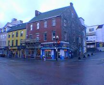 Exterior view of Yellow Belly Corner, 288-300 Water Street, St. John's, NL.; HFNL 2005