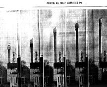 NBTel Tower in progress - 1970; Moncton Times & Transcript