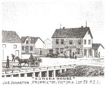Engraving of hotel; Meacham's Illustrated Historical Atlas of PEI, 1880