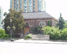 North facade of former Barrie Public Library, 2004; City of Barrie, 2004