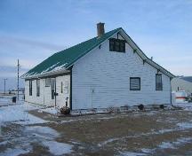Front and side facades of R.M. of Glen Bain No. 105 Office, 2006; Clint Roberston, 2006.