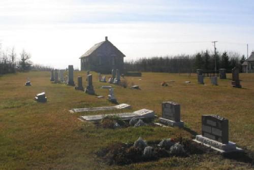 View of church and cemetery