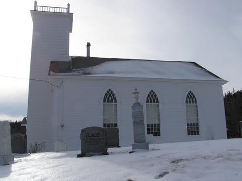 Sandy Cove Zion United Church, Side Elevation