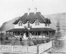 The William Roper Hull Ranche House Provincial Historic Resource, Calgary (circa 1897); Glenbow Archives, PB-896-2