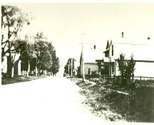 Looking south down Main Street from Bardin Street; Victoria Seaport Eco-museum Collection, c. 1930