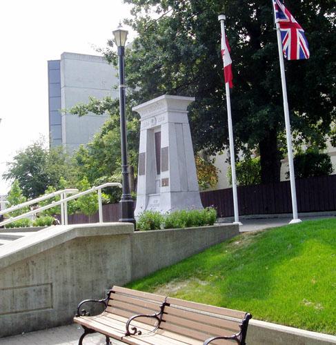 Dallas Square Cenotaph and adjoining park area