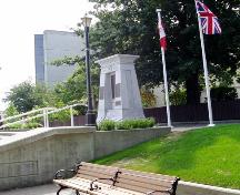 View of  the Dallas Square Cenotaph and adjoining park area; City of Nanaimo, Christine Meuztner, 2006