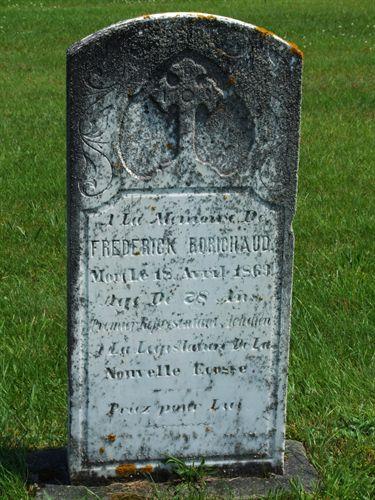 Frederick Robichaud's gravemarker