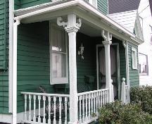 George A. Christie House - Porch detail; Heritage Division, NS Dept. of Tourism, Culture & Heritage, 2005