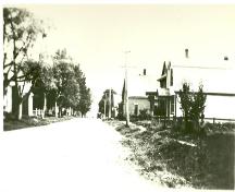 Looking south down Main Street from Bardin Street, c. 1930; Victoria Seaport Eco-Museum Collection