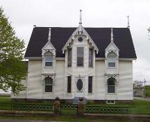 La Villa Wellington (la résidence Jabez Snowball), élévation avant, 2004; City of Miramichi