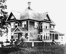 Burrvilla, exterior view c. 1906; Delta Museum and Archives