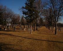 View of the Cemetery.; City of Moose Jaw, John Morris, 2006.