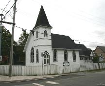 Exterior view of the Ladner Baptist Church; Corporation of Delta, Donald Luxton and Associates, 2005