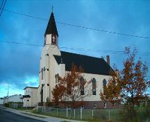 St. Mary's Polish Church front and side elevation.
; Heritage Division, NS Dept. of Tourism, Culture and Heritage, 2004.