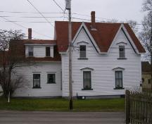 The north elevation of the Joseph Sleeth House, Yarmouth, NS, 2006; Heritage Division, NS Dept. of Tourism, Culture & Heritage, 2006