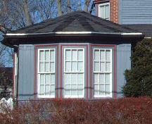 veranda detail, Cochrane House, Wolfville, NS, 2006; Heritage Division, NS Dept. of Tourism, Culture and Heritage, 2006