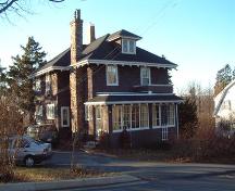 front elevation, Patterson House, Wolfville, NS, 2006; Heritage Division, NS Dept. of Tourism, Culture and Heritage, 2006