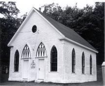 Welsh Chapel - front façade; Province of New Brunswick