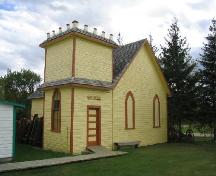 View of Hillburn Church within the Rocanville and District Museum Site, 2004.; Government of Saskatchewan, Brett Quiring, 2004.