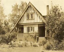 Archival photograph of the exterior of the Jarvis House (no date); Corporation of the District of Oak Bay