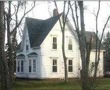 Colville House - Front and side view - Bay windows; Town of Sackville