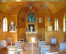 Sanctuaire St-Joseph - l'intérieur de la chapelle; Town of Tracadie-Sheila