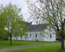 Photo of the east façade of the house; Memramcook Valley Historical Society