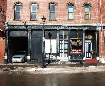 Powers Building - This photograph shows the storefront and the 2nd storey windows, 2005; City of Saint John