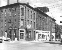 Powell Block - Building has remained the same since the 1960s; Town of Sackville