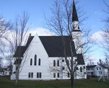 West elevation, St. James United Church, Great Village, Nova Scotia, 2006.; Heritage Division, NS Dept. of Tourism, Culture and heritage, 2006.