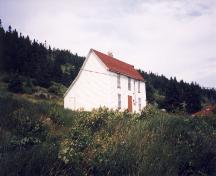 Exterior view of front and side facade, Mary Boland House, Calvert, NL.; HFNL 2007
