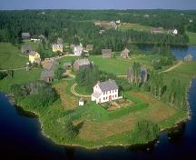 Village historique de Kings Landing - Vue aérienne; Province of New Brunswick - image 2038