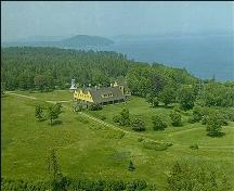 Ministers Island - Aerial View, 2002; PNB