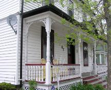 67 Duke Street, porch detail, 2004; Heritage Division, N.S. Dept. of Tourism, Culture and Heritage, 2004