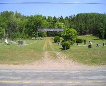 Bard John MacLean Cemetery main entrance, Glen Bard, Nova Scotia, 2005.

; Heritage Division, NS Dept. of Tourism, Culture and Heritage, 2005.