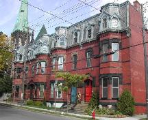 This photograph shows this residence in the forefront of this four building complex, 2004; City of Saint John
