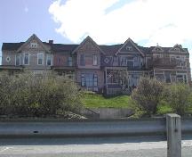 This photograph shows the contextual view of this group of four buildings, 2005; City of Saint John