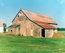 Sam LeBlanc Barn - south view; Acadian Museum
