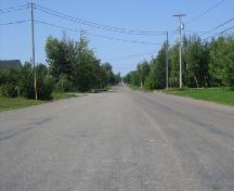 Yvon Street recalls the railway route. The grounds northeast of the crossroads of Renaud Road and Yvon Street was the site of the former station; Daniel Léger