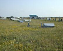 Rows of grave houses in the Jewish Cemetery, 2004; Government of Saskatchewan, Bernie Flaman, 2003